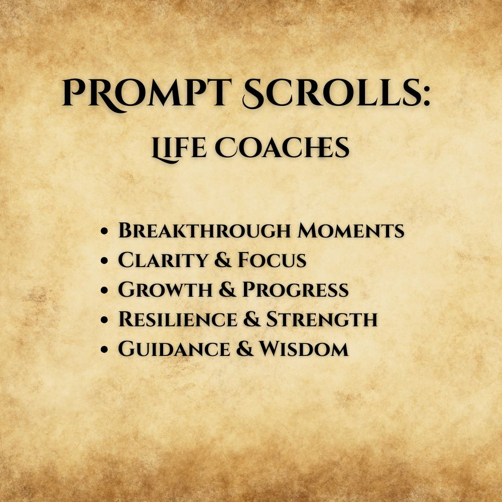 Prompt Scrolls: Life Coaches